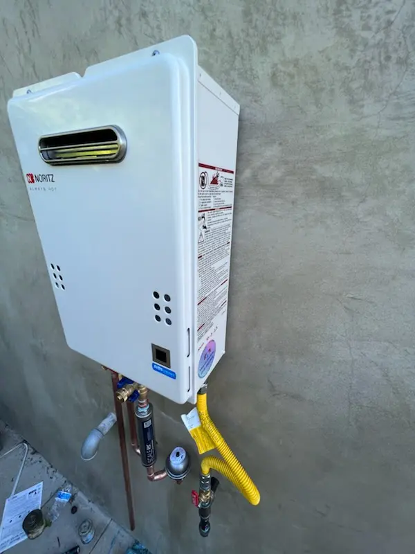 Tankless water heater installation for Raymondville homes