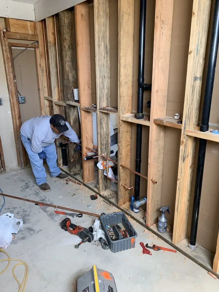 Commercial rough-in plumbing for Water Heater Replacement in Raymondville